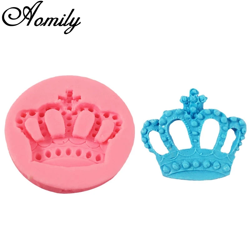 Aomily Noble Crown силиконовые формы для тортов Мини Желе помадка Шоколадные украшения