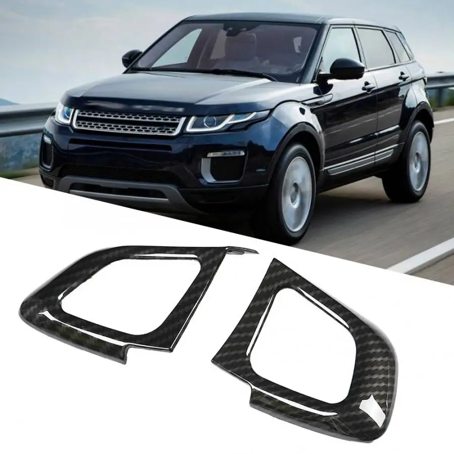 2 шт Левая Автомобильная накладка на руль для Land Rover Range Rover Evoque 12-17 araba aksesuar