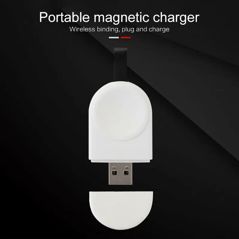Портативное магнитное Беспроводное зарядное устройство USB для Apple Watch iwatch Series 1 2 3 4