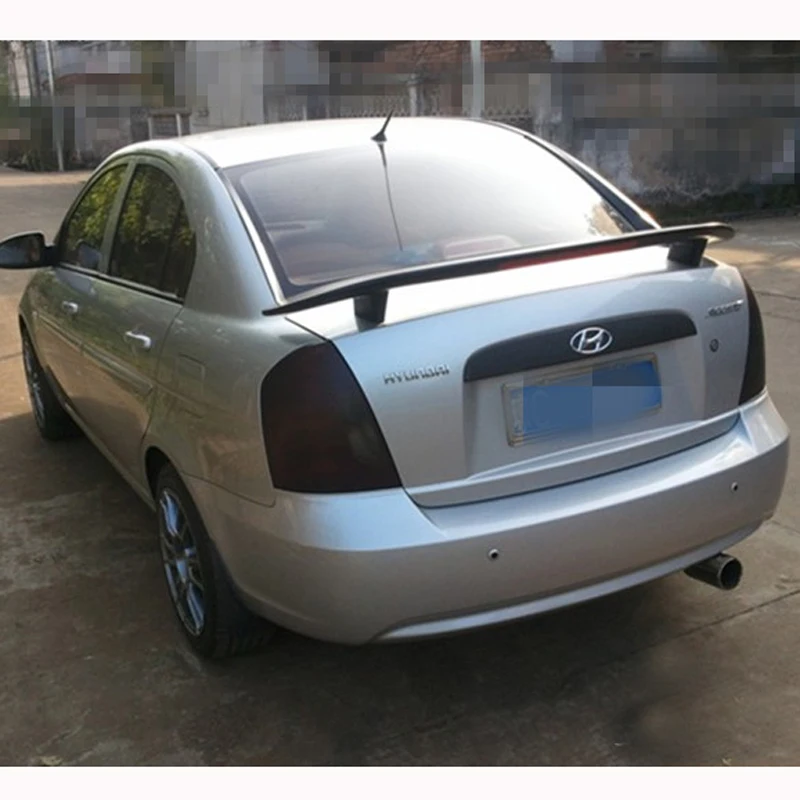 Для Hyundai Accent Verna спойлер 2008 2015 автомобильное украшение в виде хвостового крыла