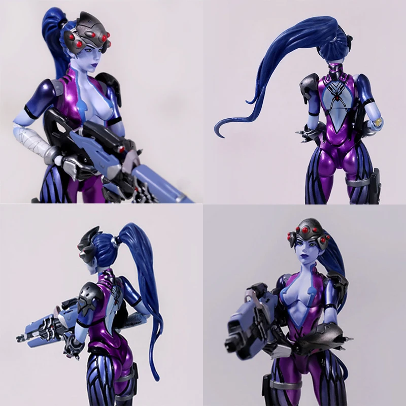 (LONSUN) OW Widowmaker фигурку модель kinderen игрушки Geschenken Collectie Tracer ПВХ 17 см игра figuur|action