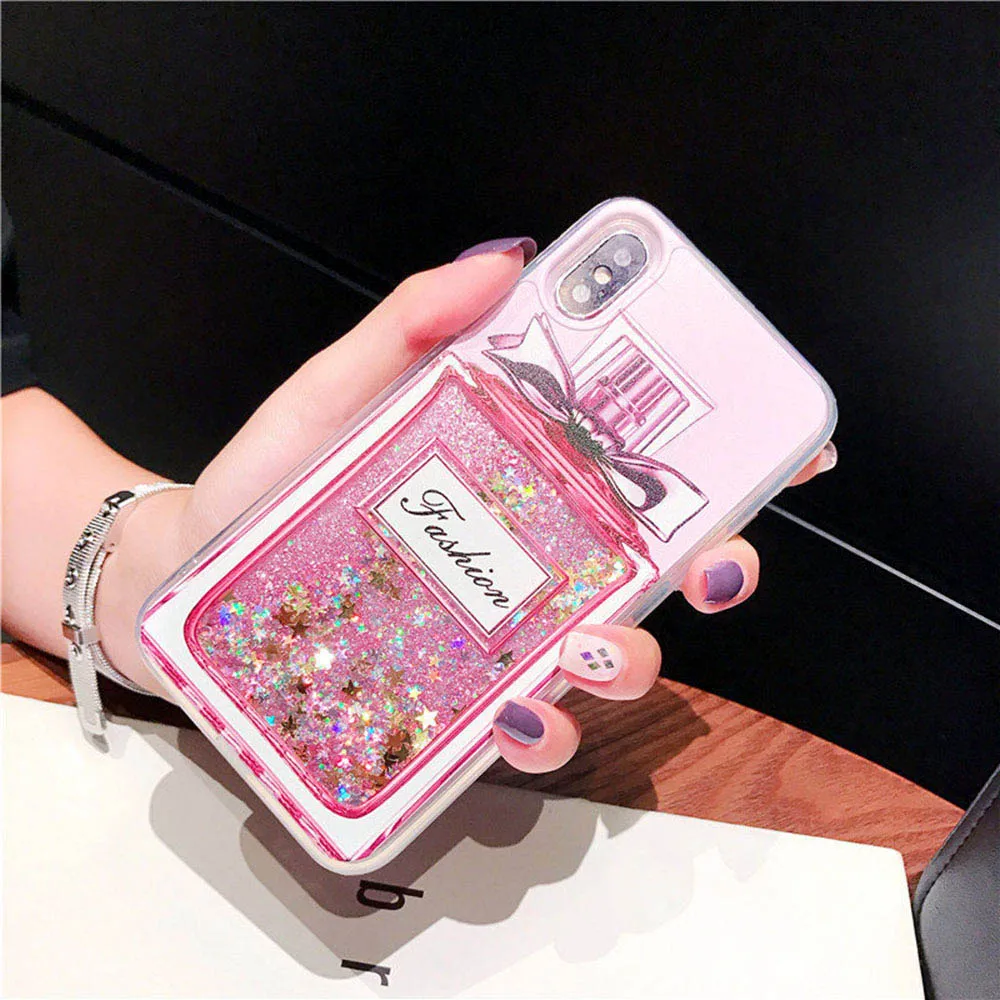 KISSCASE Perfume Bottle Phone Case For Xiaomi 9 8 Lite SE Quicksand Cases Redmi Note 7 6 5 4 Pro 6A Pocophone F1 Covers |