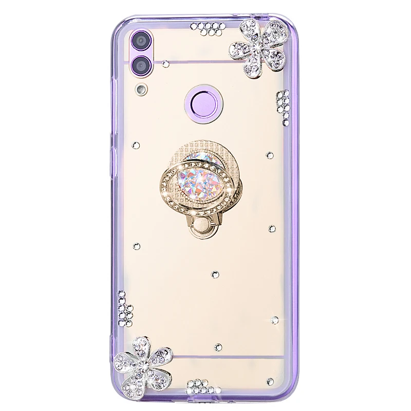 Зеркальный мягкий чехол для мобильного телефона Huawei P30 P20 Mate 20 Pro Lite Y6 Y7 Y9 P smart 2019 Honor
