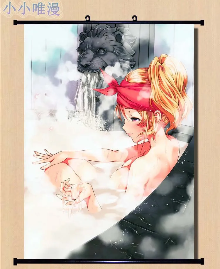Японское аниме Shokugeki no Soma Yukihira souma &amp Isshiki satoshi Nakiri erina домашний Декор настенный