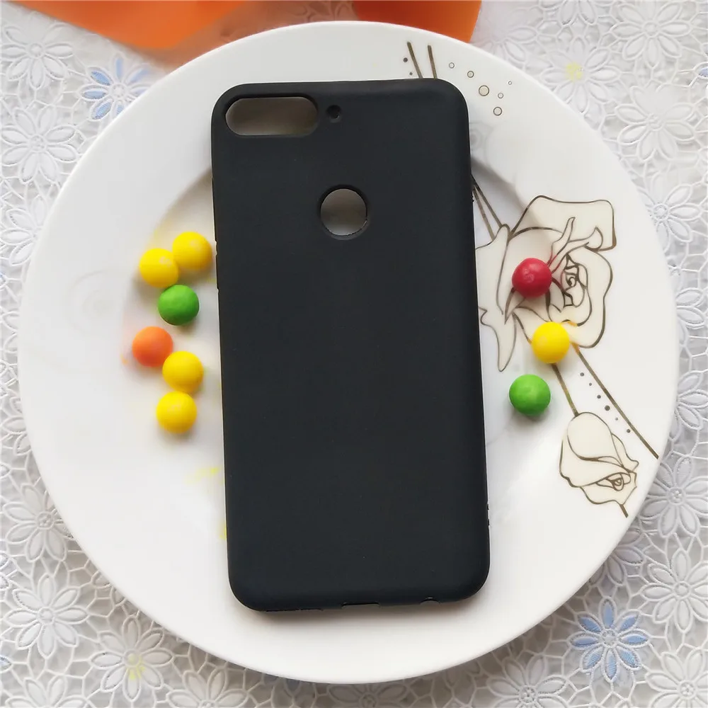 Простые однотонные мягкие чехлы для Huawei Honor Y7 Prime 2018 цветов Макарон ТПУ