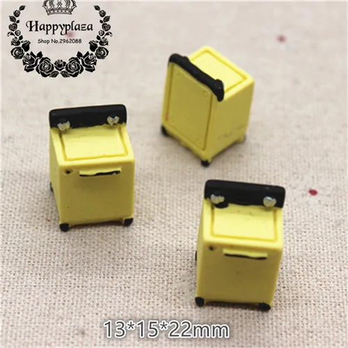 washer 5pcs Милый полимерный 3D античный домашний прибор ТВ/Радио/настольный телефон/железо/шайба миниатюрное искусство поставка украшение поделка-Шарм DIY - Цвет: washer 5pcs