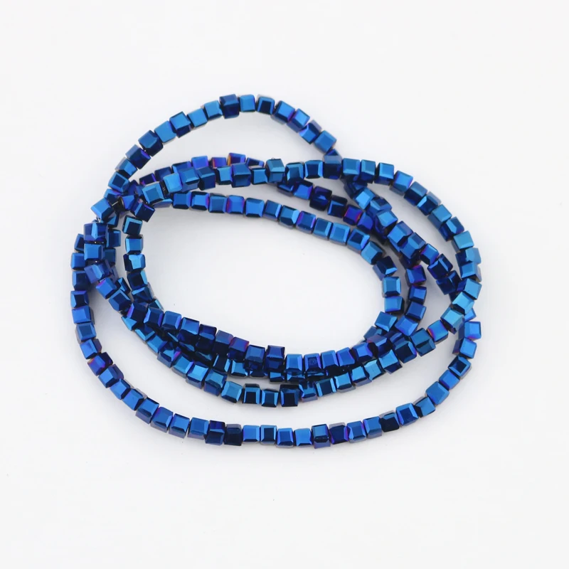 Оптовая продажа 2 мм кубические квадратные ювелирные изделия сделай сам