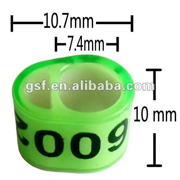 Easy to identify iComRing plastic pigeon ring with customized information draw in have many colors | Дом и сад