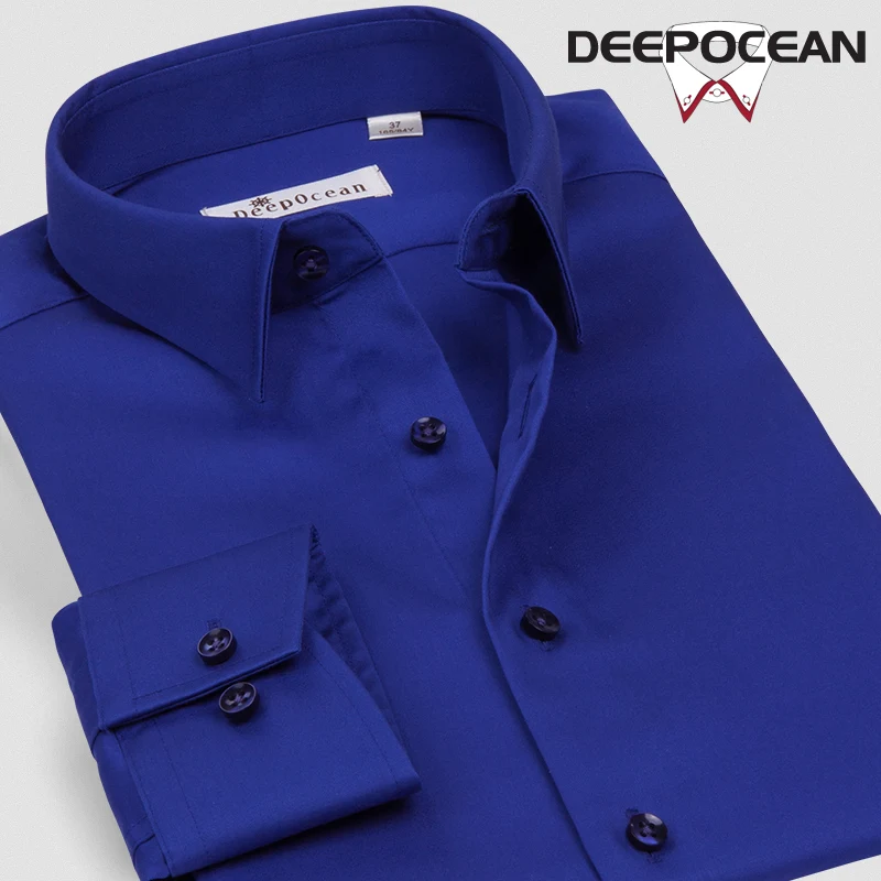 

Fashion Top for Men Business Shirt Square Collar Men Shirts Cotton Casual Shirt Slim Fit Oxford Camisa De Hombre Shirt DDX78508L