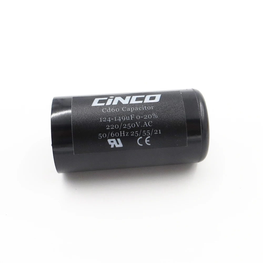 124-149MFD 220V 250V 275V CD60 пусковые конденсаторы двигателя RV запуск ing 124-149 mf uf компрессор