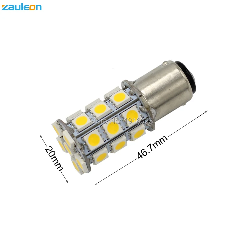 Zauleon 4 шт. 1156 BA15S 1142 BA15D LED теплый белый 3000-3500K RV трейлер СВЕТОДИОДНАЯ лампа