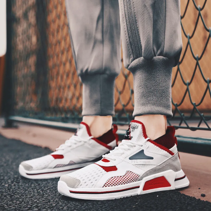 Мужские летние туфли из дышащей сетки Модные Повседневные Дышащие Трендовые для