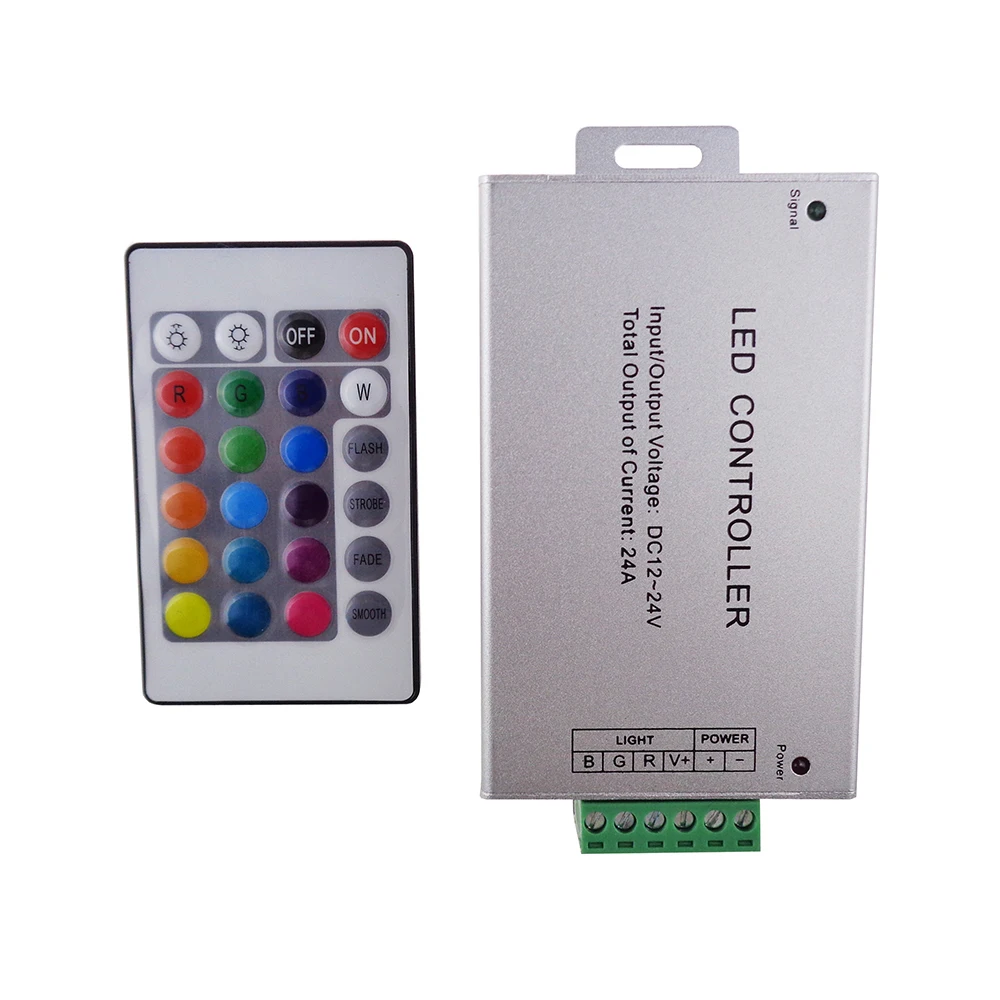 RGB led контроллер 24A 24 клавиши ИК пульт дистанционного управления dc 12 В-24 В для 5050/3528