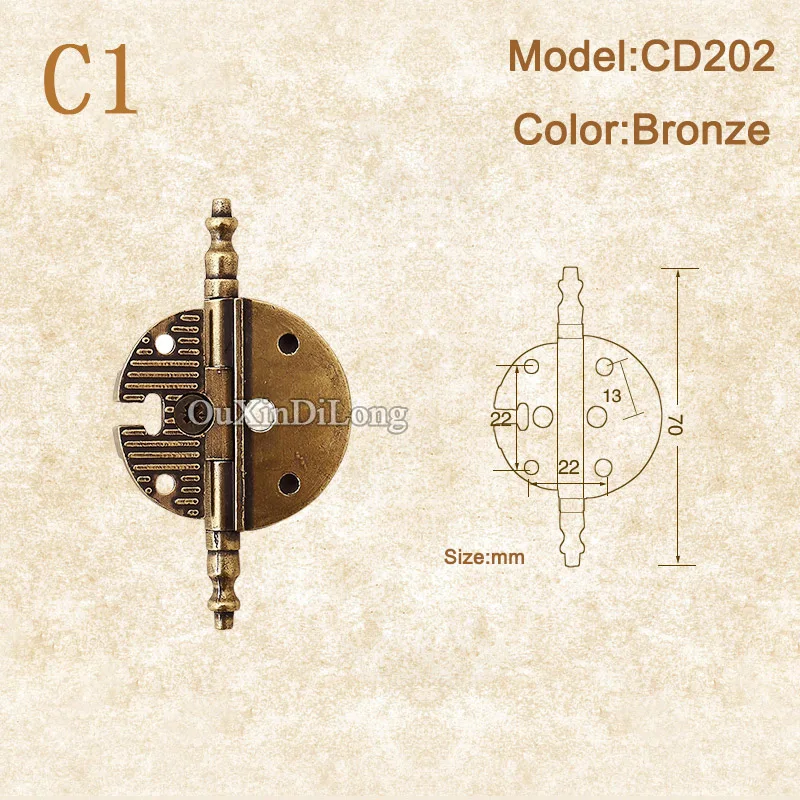 В стиле ретро винтажном 10 шт. 3 дюймов европейские антикварные мебельные петли