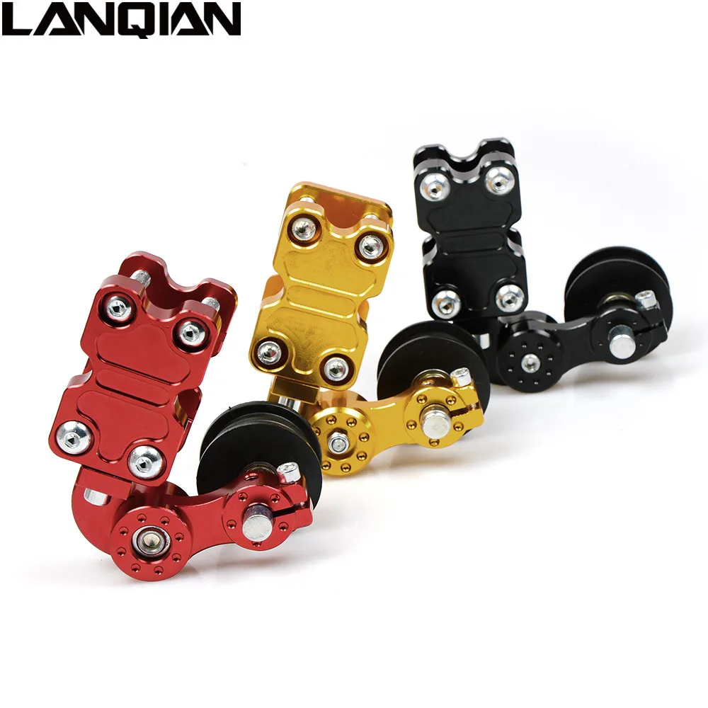 Универсальный алюминиевый резиновый натяжитель цепи мотоцикла ATV Chopper велосипед