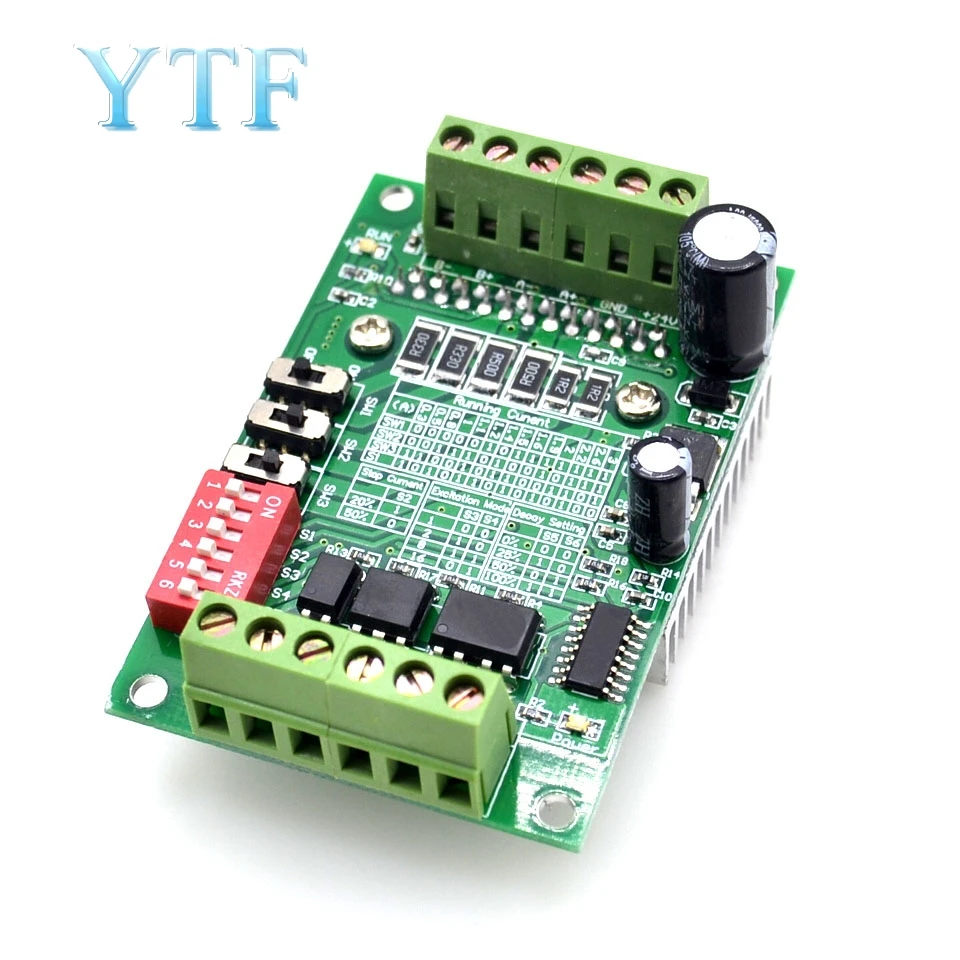 

TB6560 3A Stepper Motor Driver Stepping Motor Drive Board Single-Axis Controller 10 steps