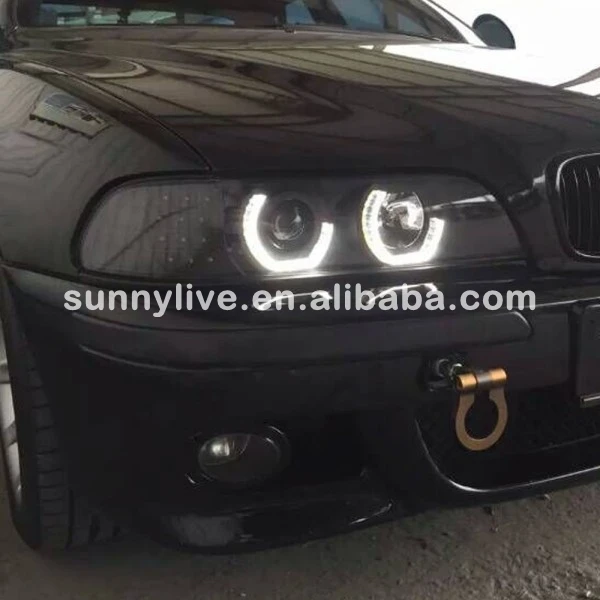 Для BMW E39 фара ангельские глазки 1995 до 2003 года JX|lamp boutique|e39 angel eye bulbe39 upgrade |