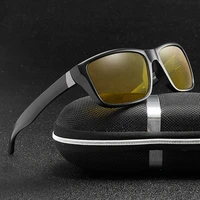 2019 new arrival mens sunglasses car drivers night vision goggles anti glare polarized sun glasses uv400 driving glasses