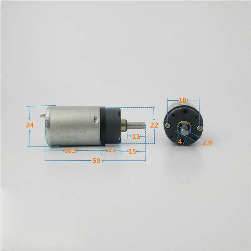 DC 3 V-12 V 6V 156RPM микро 370 планетарный полностью металлический мотор-редуктор