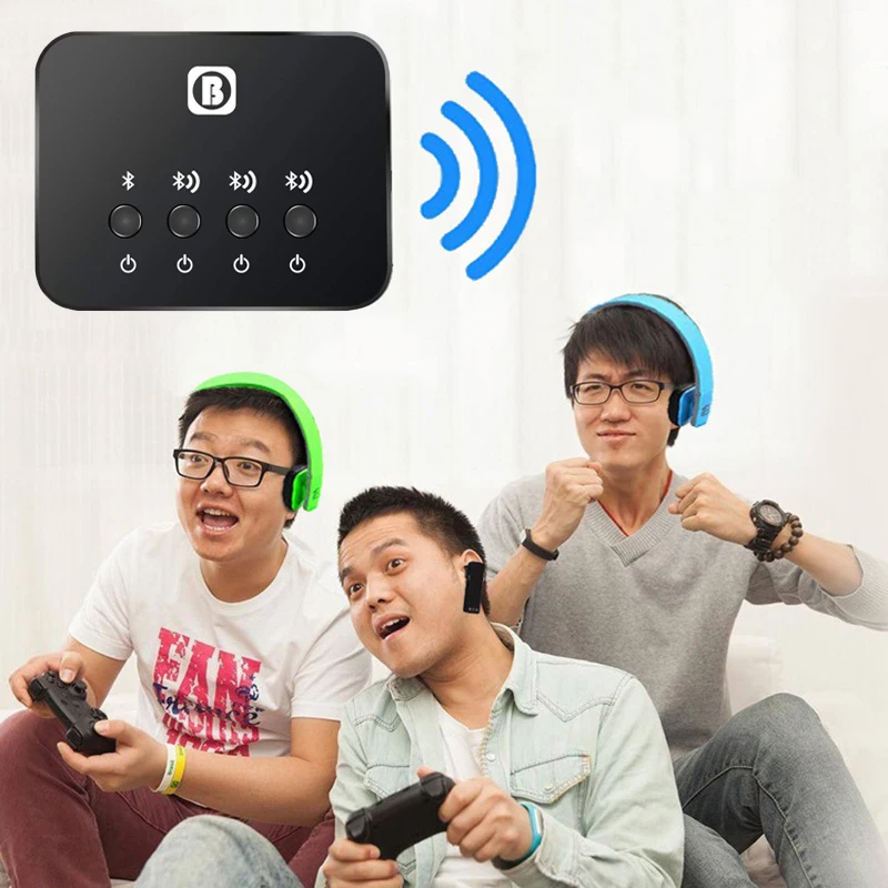 Bluetooth 4,0 aptx стерео 3,5 мм аудио сплиттер тв аудио RCA передатчик приемник беспроводной музыкальный адаптер разделяющее устройство laucher
