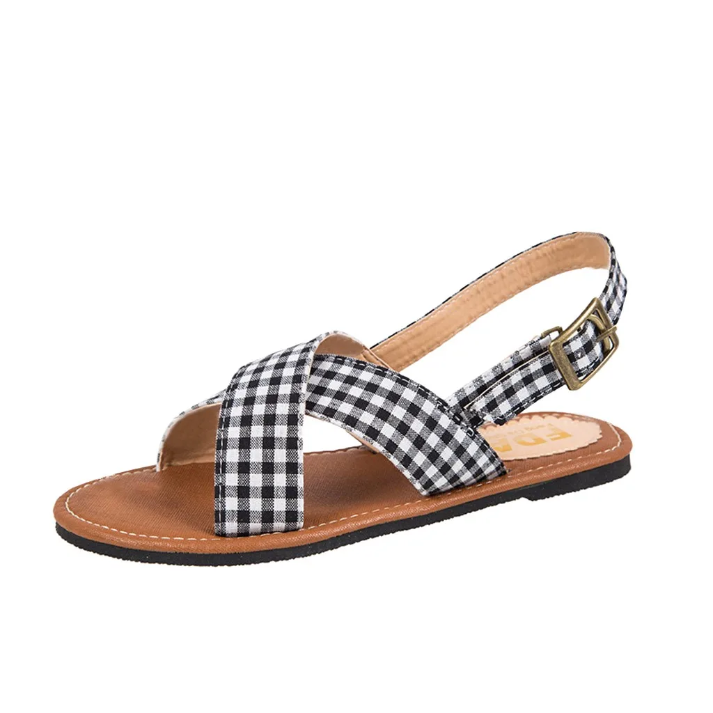 SAGACE/летние женские модные пляжные сандалии в римском стиле с открытым носком