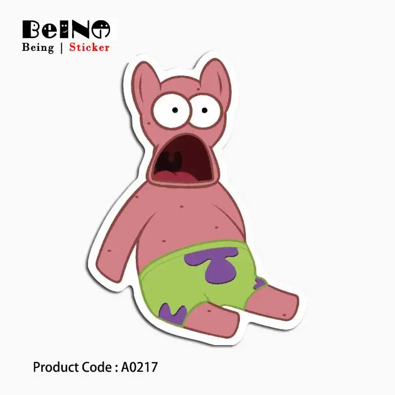 Happy monkey красный логотип наклейки крутой знак водонепроницаемый чемодан ноутбук