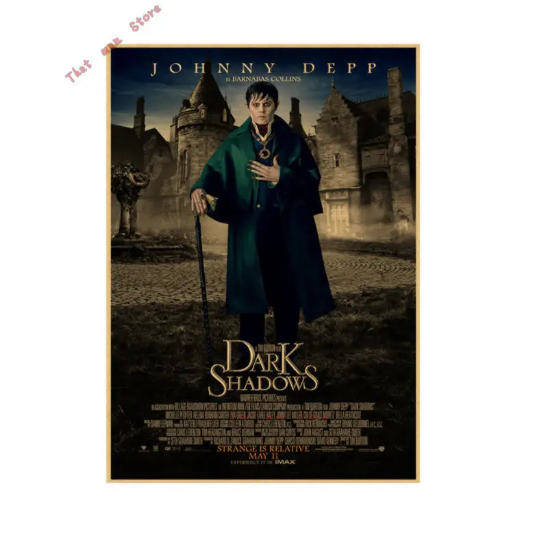 Tim Burton movie posts Винтаж Ретро Матовая крафт-бумага античный плакат Настенная Наклейка домашний декор 42*30 см