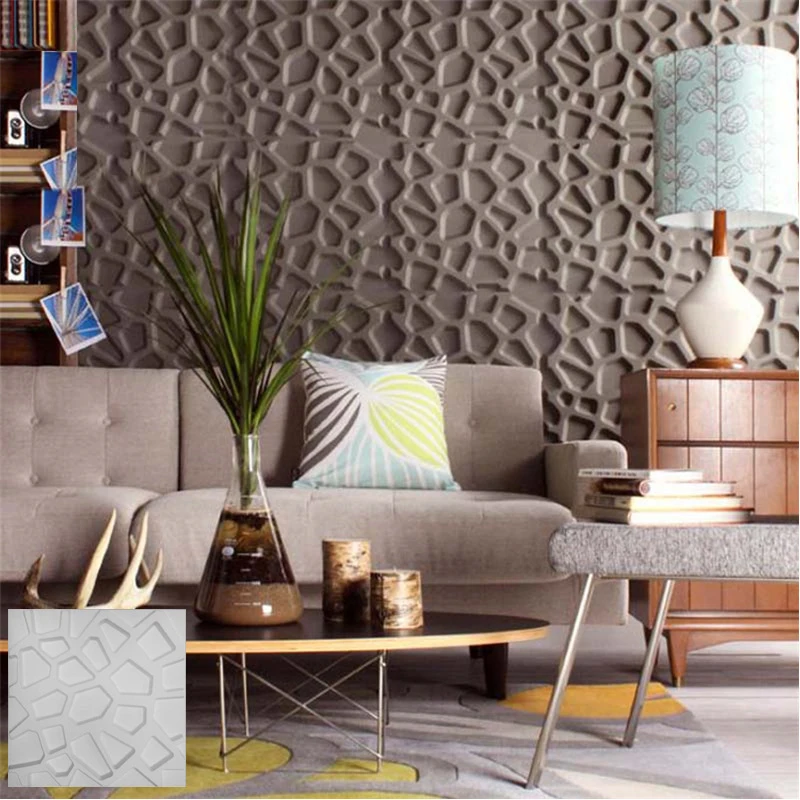 4 шт. декоративные настенные 3d-панели 50 х50 см