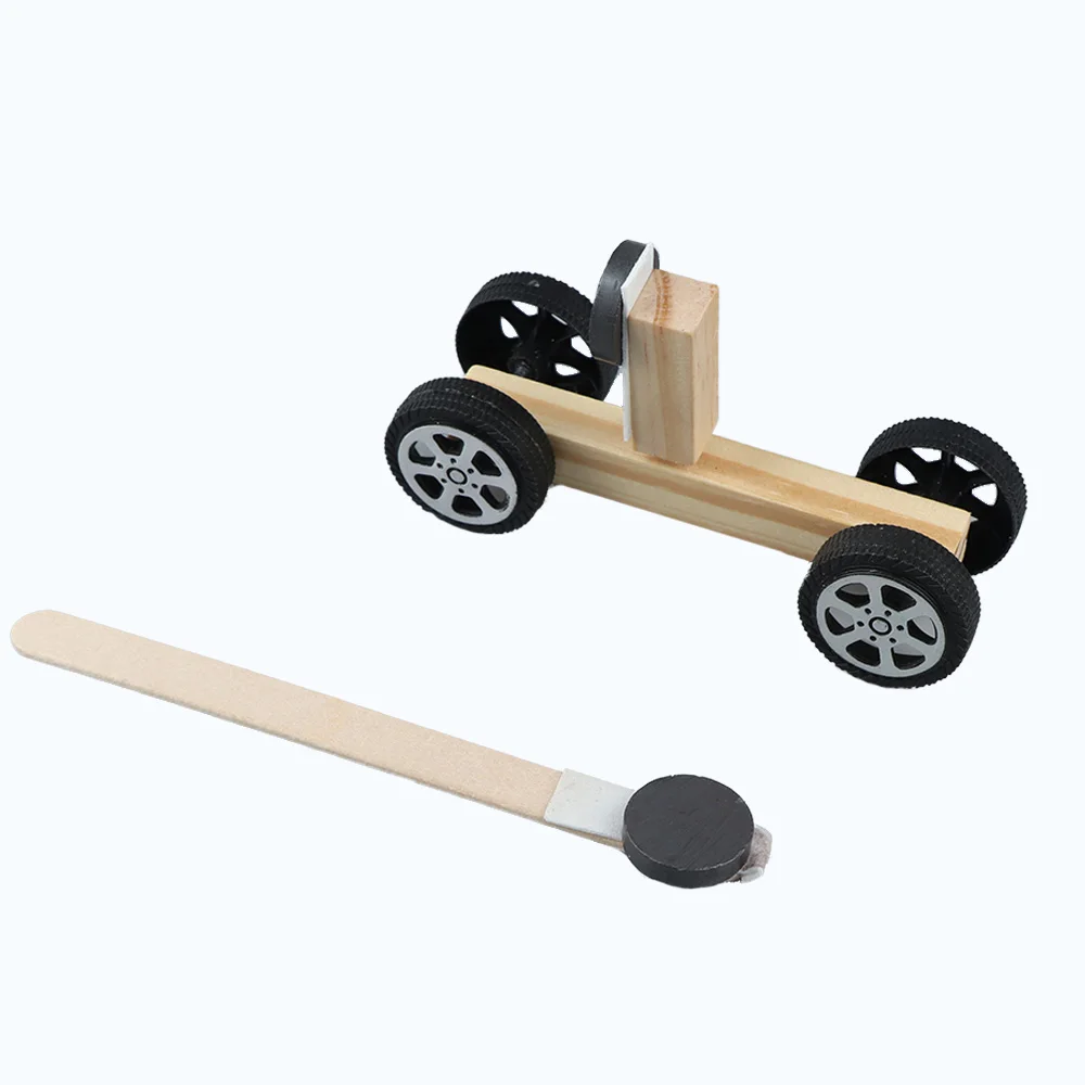 Креативный Деревянный Мини заряженный ручной DIY магнитный автомобильный