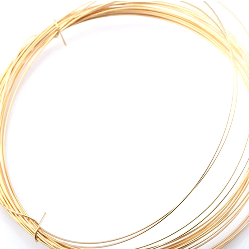Aiovlo1meter/лот 14k позолоченный Золотой Платиновый шнур с нитью, аксессуары для изготовления ювелирных изделий, фурнитура для рукоделия, самодельные принадлежности