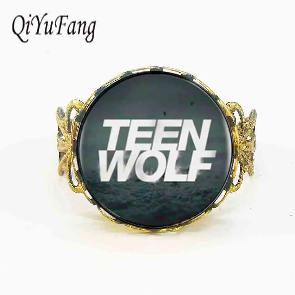 Кольцо с логотипом Teen Wolf 1 шт./лот для женщин и мужчин винтажное стальное