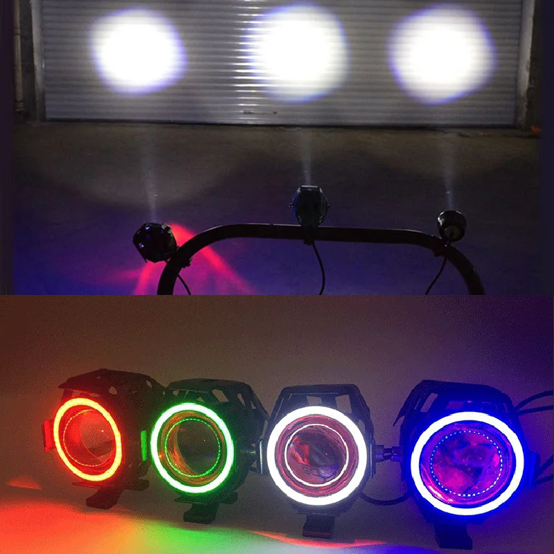 Супер яркий U7 светодиодный мотоциклетный головной светильник 12V мотоцикл