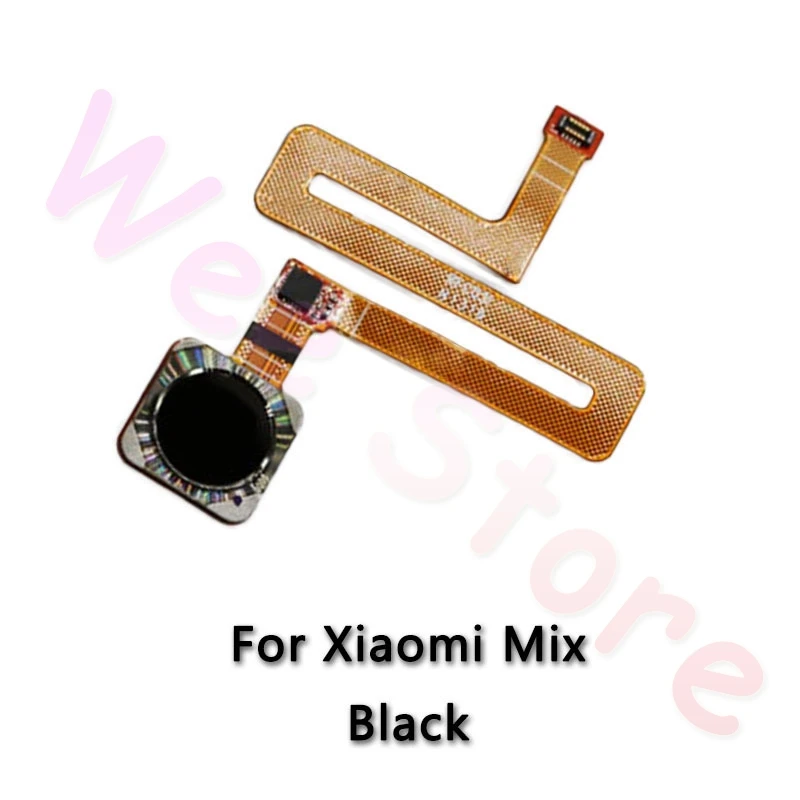For Xiaomi Mix Black Шлейф с датчиком отпечатков пальцев и кнопкой домой для Xiaomi Mi Mix 2 2s Home Flex - Цвет: For Xiaomi Mix Black