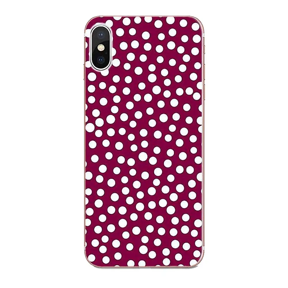 Чехол в горошек для Xiaomi Redmi Note 2 3 3S 4 4A 4X 5 5A 6 6A Pro Plus Мягкий чехол с