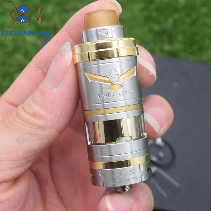 Vapor Giant V6S RTA 23/25mm Rebuildable Tank Atomizer Adjustable Airflow Single/Dual Coil Big Vaporizer v zeus dual/AMMITMTL | Электроника
