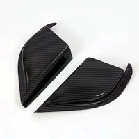 carbon fiber front door interior triangle cover trim window a pillar decal stickers for ford focus 2019 2020 car accessories