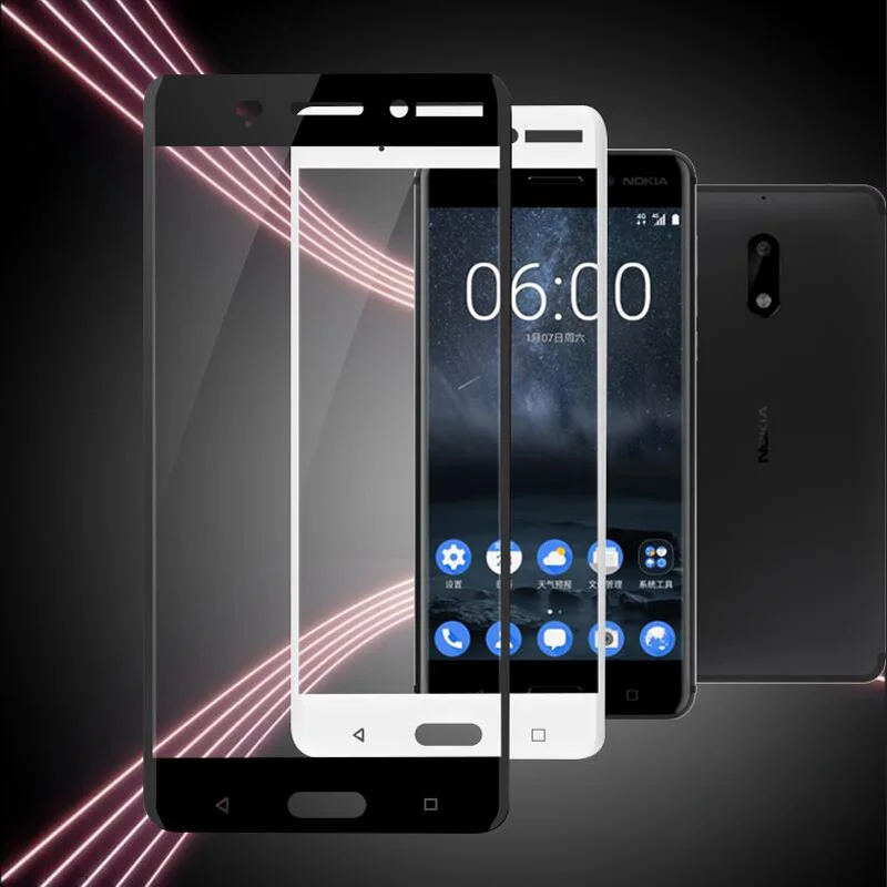 Закаленное стекло Motjerna для Nokia X6 7 Plus 2 5 8 1 Защитная пленка 6 3 2018|Защитные стёкла и