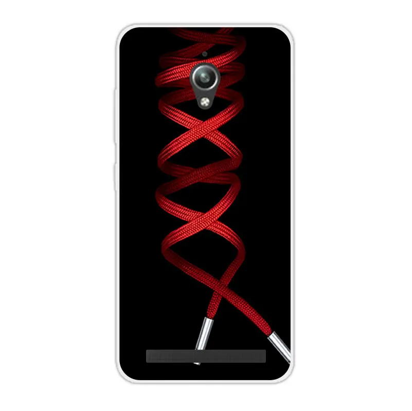 Силиконовые чехлы для Asus Zenfone Go ZC500TG телефонов ZC ZC500 500 500TG TG END WOLF прозрачная задняя