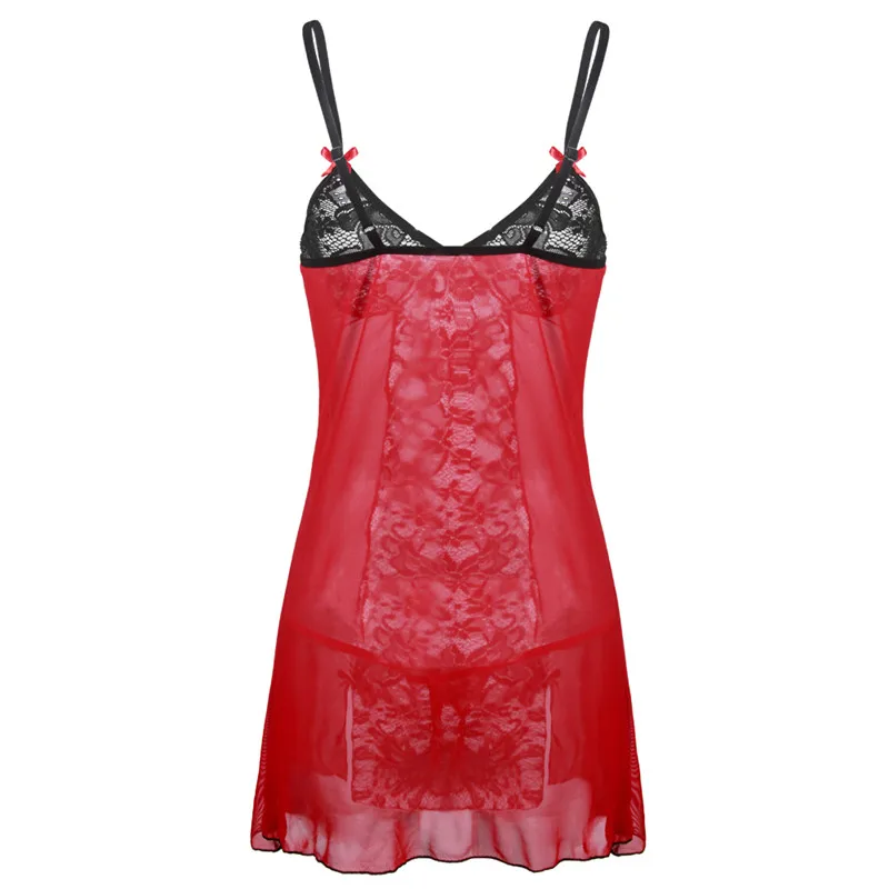 Plus Size Negligee Transparent Sexy Lingerie Babydoll Women's Erotic Baby Doll Dress Sleepwear Costumes Nightdress | Тематическая