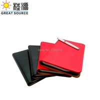 a5 wallet portfolio leather cover notebook a5 planner 2022 agenda organizer ziplock bag sticky block notes colorful book marks