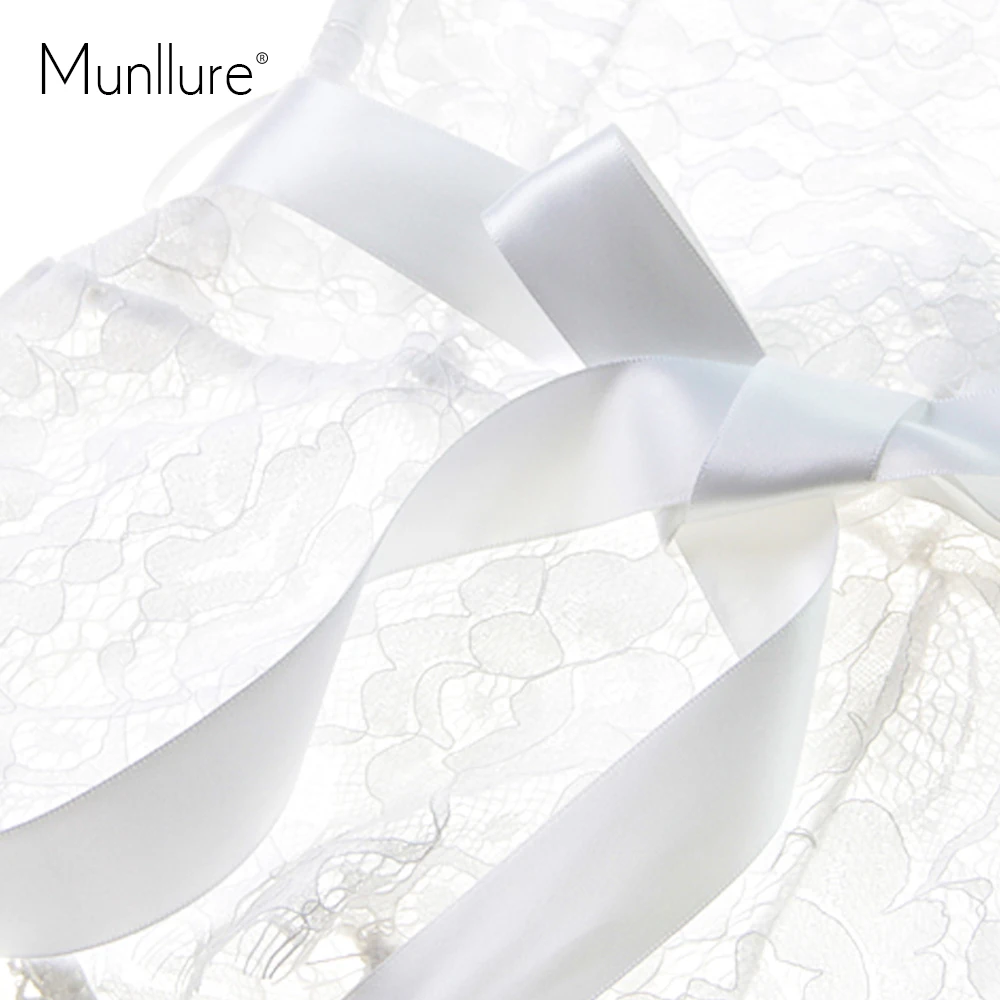 Munllure 2017 Сексуальная Прозрачная ажурная кружевная Женская Удобная Ночная сорочка
