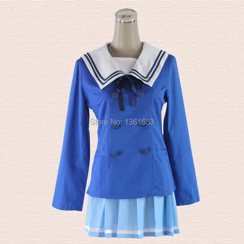 

Женская школьная Униформа Kyokai no kanata Косплей-костюм Kuriyama Mirai, костюм для вечевечерние НКИ