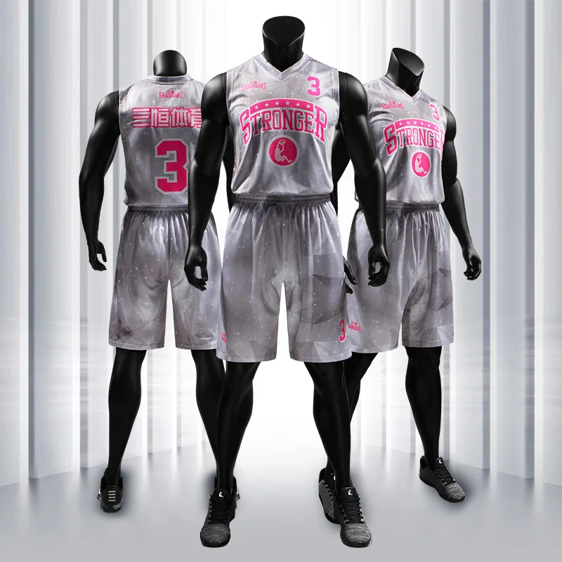 Мужские баскетбольные Джерси шорты Мужская s Форма для соревнований костюмы с