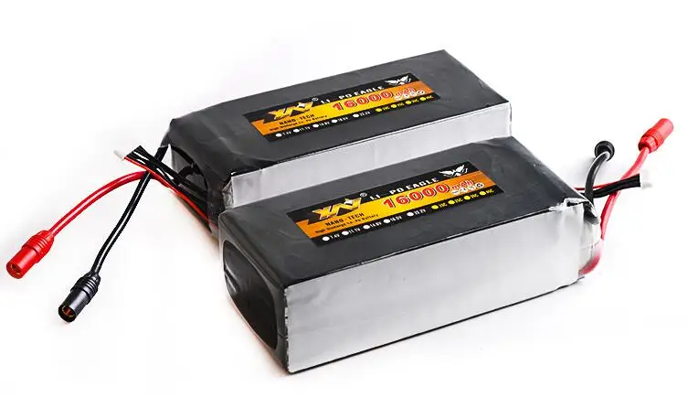 1 шт. RC Lipo батарея 22,2 v 16000mah 15c 6S1P Li-Po батарея AS150 Разъем для RC защиты растений БПЛА Rc Мультикоптер FPV RC Дрон