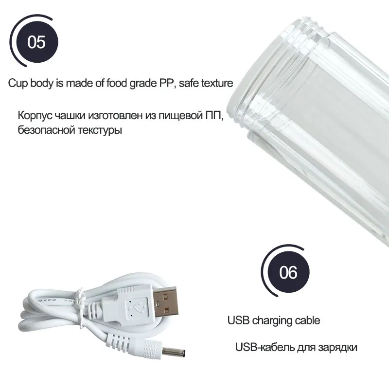 

Hydrogen Water Generator Alkaline Water Maker Rechargeable Portable Water Ionizer Bottle 400ml USB Line Water Purifier WAC007