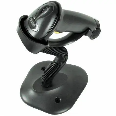 

Zebra LS2208 Barcode 1D Scanning Gun Supermarket Convenience Store Warehouse Factory Barcode Scanner With Stand