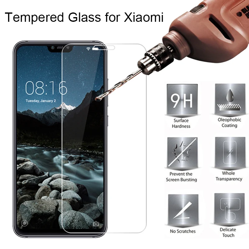 Tempered Glass for Pocophone F1 Screen Xiaomi Mi A2 Lite A1 8 SE Pro Mi5S Mi6 Note3 | Мобильные телефоны и аксессуары