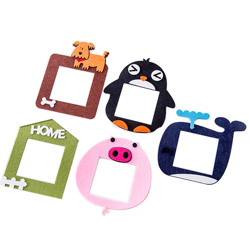 Cartoon animal felt hollow-out switching sticker Creative cute home decoration wall stickers affixed hollow switch socket | Дом и сад