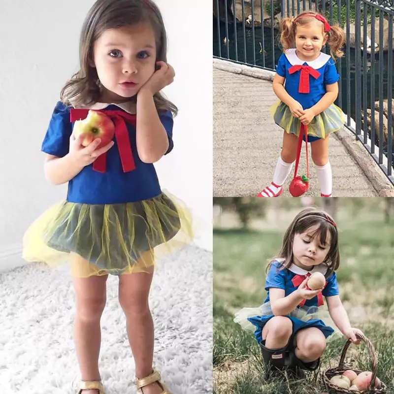 2017 Милая одежда для маленьких девочек Летний комбинезон с короткими рукавами и