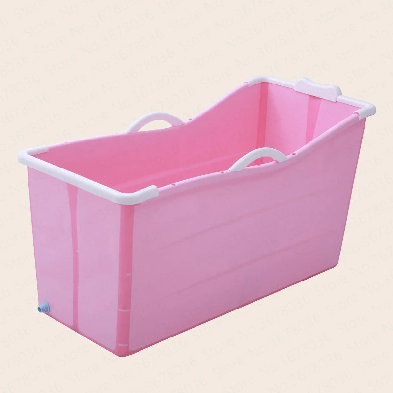 

Foldable Adult Bath Barrel Adult Bath Barrel Full Body Household Bathtub Children Increase Plastic Shower Bath Basin
